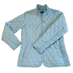Lands' End Primaloft Quilted Jacket _ Sky Blue